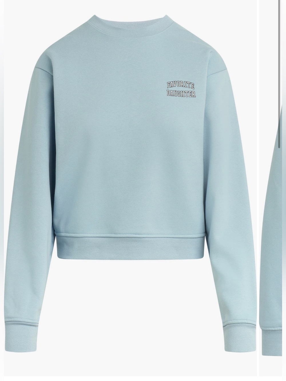 nwt favorite daughter collegiate cotton blend sweatshirt